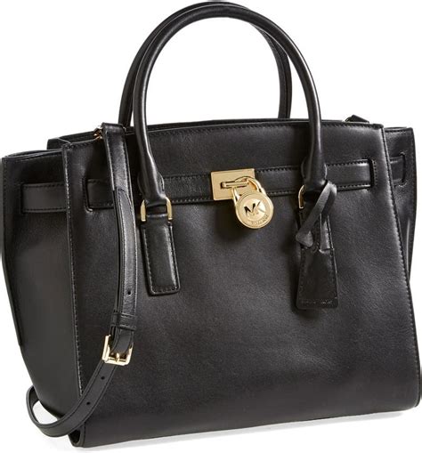 michael michael kors hamilton large traveler|Hamilton Traveler Large Leather Satchel .